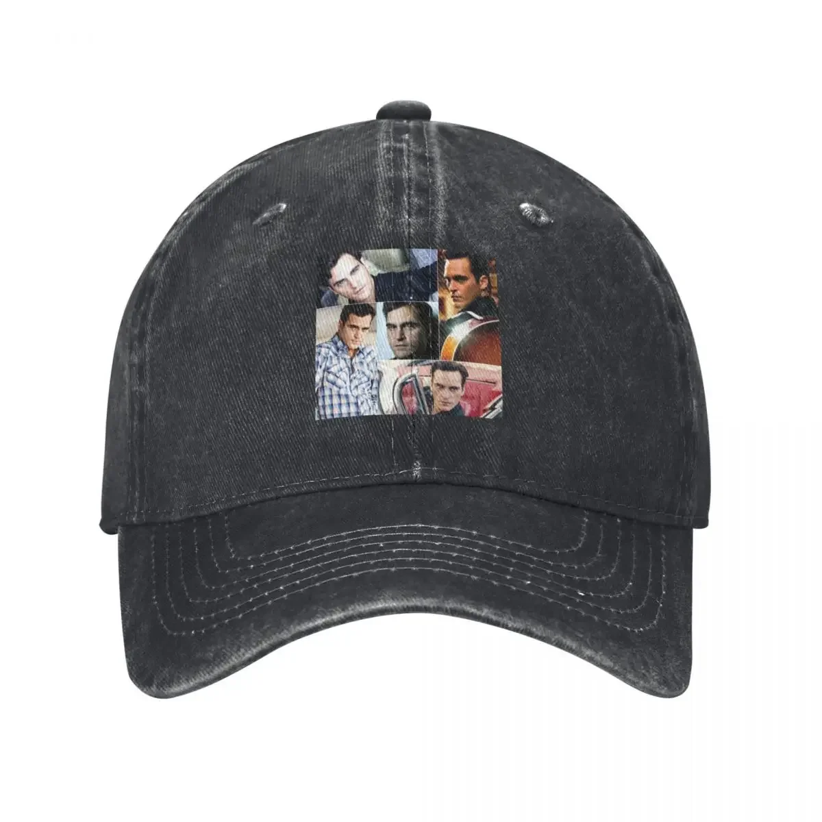 

Joaquin Phoenix Rectangular Photo Collage Baseball Cap Golf Cap New In Hat fishing hat Christmas Hat Men's Luxury Women's