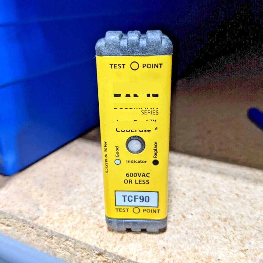 TCF90 CUBEFuse Time Delay Fuse, 90A 600V, Industrial Cartridge Fuse,  OEM