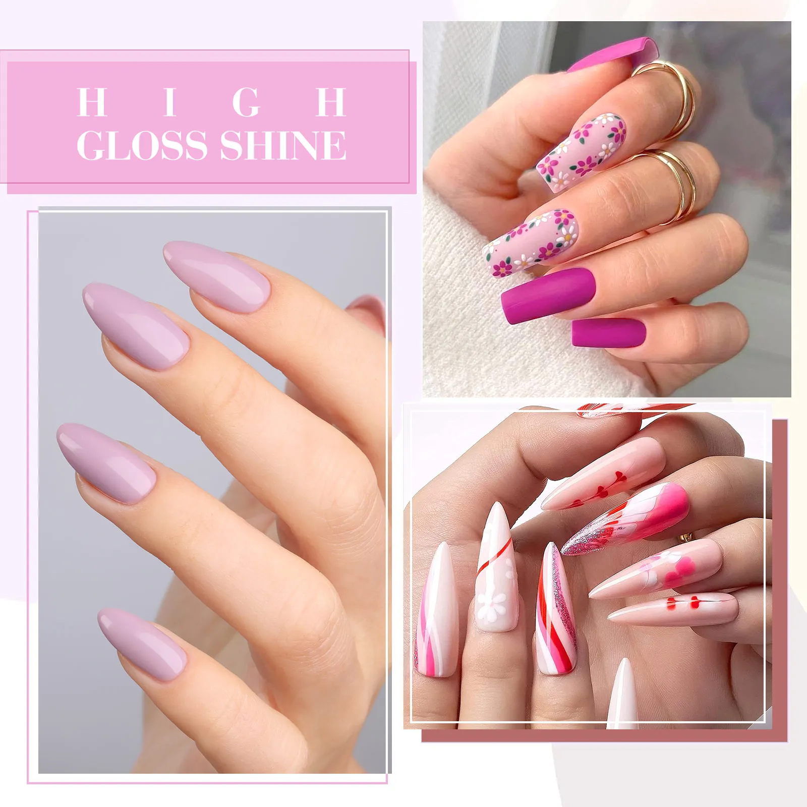 9ml*6 Stück CANNI TPO-FREIES Nagel-Gel-Lack-Set Nude Pink Farbe Soak-Off UV LED Gel Semi-Permanent Langanhaltende Maniküre DIY Gel-Set – Detail 26