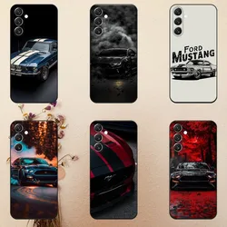F-Fords Car M-Mustang Phone Case For Samsung Galaxy A13,A21s,A22,A31,A32,A52,A53,A71,A80,A91 Soft Black Cover