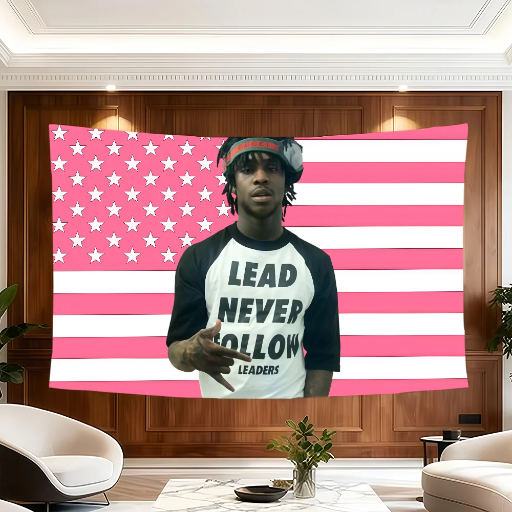 American Rapper C-Chief K-Keef flag Room Decoration Wall Tapestry Hanging Aesthetic Bedrooms Advertising Banner