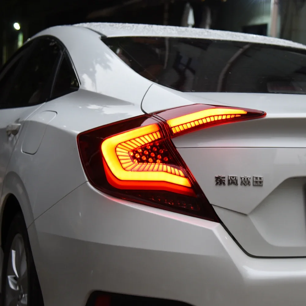 

Auto Rear Back Lamps Assembly For Honda Civic X 10th FC FK7 FK8 2016-2021 Upgrade LED Dynamic Brake Car Tail lights Accessories