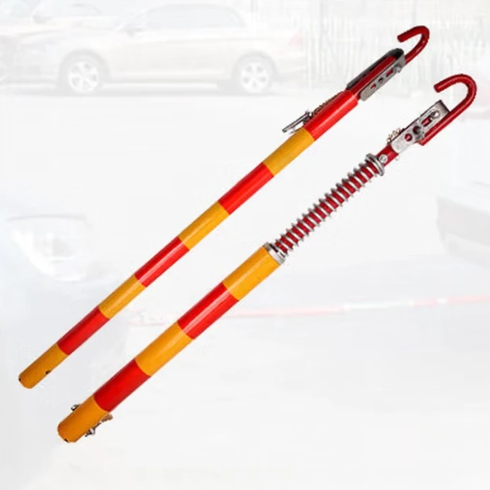 Car Trailer Lever 5 Tons Hard Trailer with Buffer Trailer Bar All-steel Anti-rear-end Drag Rope Traction Lever