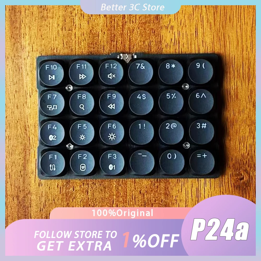 

P24a Low Profile Switch Mechanical Keyboard 24 Keys Wired Mini Keypad Numeric Keyboard Vial Keypad For Photoshop Autocad Office
