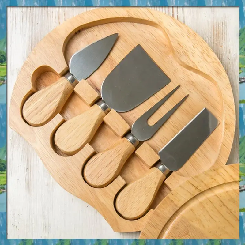 Fast Delivery- Cheese Knife Shovel Stainless Steel Cheese Tool Cutlery Cheese Knife Set Gift Box Kitchen Cooking Tool