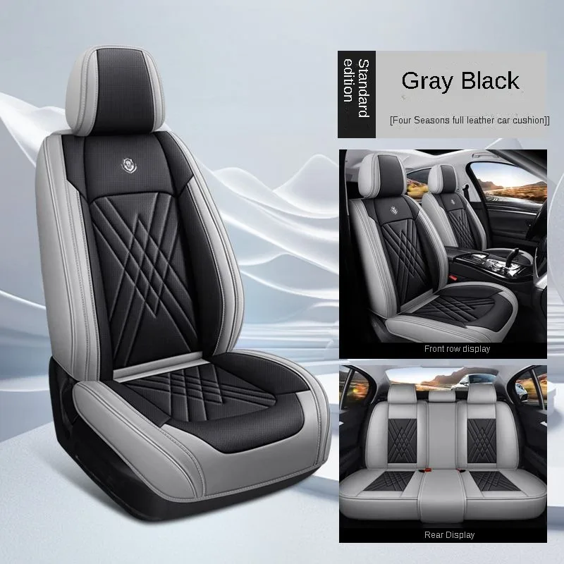 

YUCKJU Car Seat Cover Leather For Mitsubishi All Models Outlander Pajero Grandis ASX Pajero Sport Lancer Galant Lancer-ex