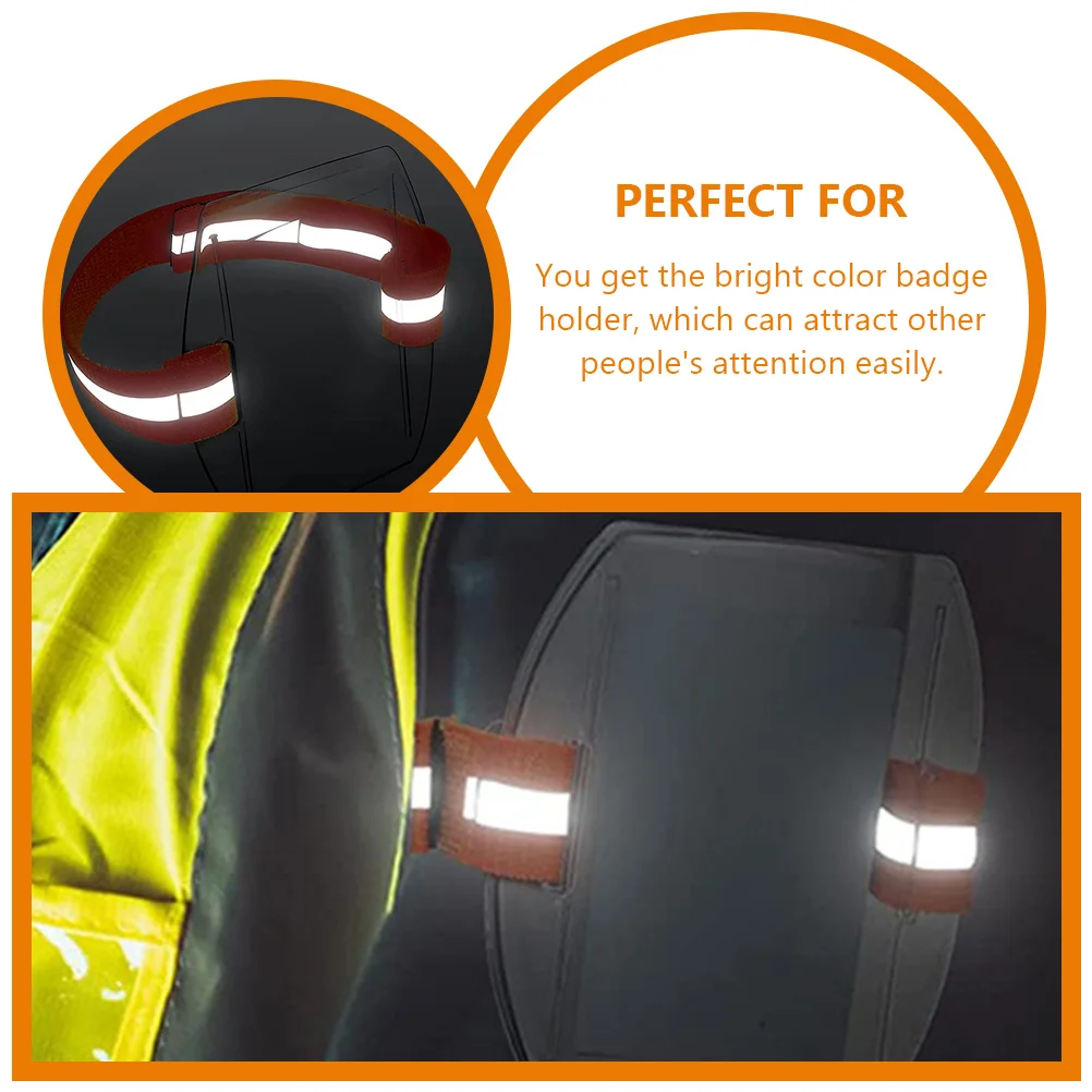 

5 Pcs Arm Badge Holder Armband Id House Hard Plastic Tool for Women Card Pvc Work