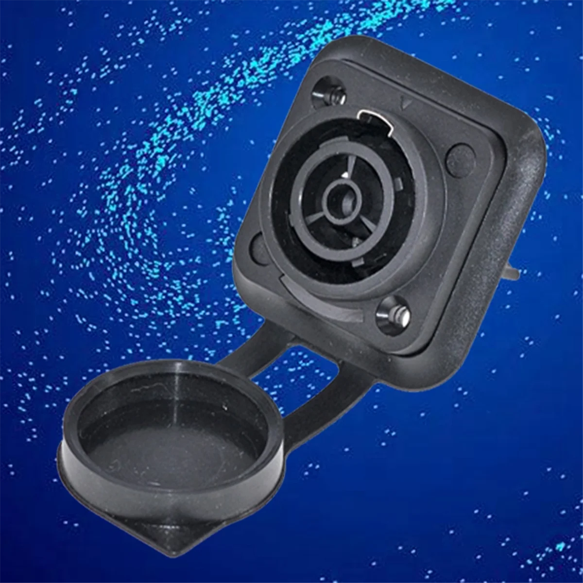 ผู้ถือจอแสดงผล LED กันน้ำอุปกรณ์แสงเวทีอเนกประสงค์ที่สะดวกผู้ถือขั้วต่อไฟฟ้า, A-สีดำ