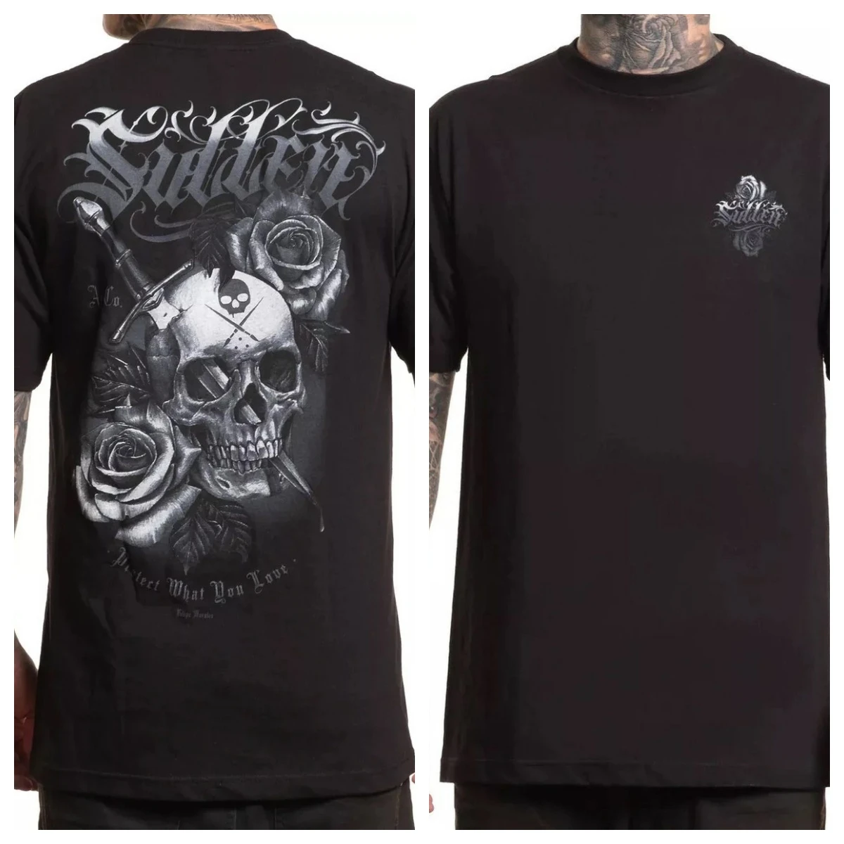 FATAL BEAUTY Tattoo Art Style Summer Casual T-Shirt Men's and Women's Luxury Brand Top 2026 New Art Logo