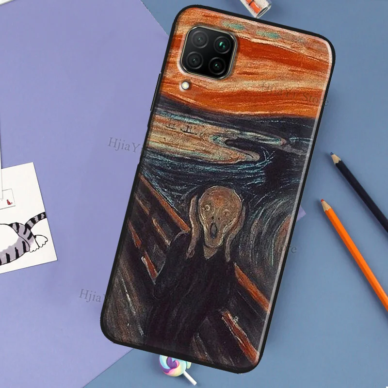 Iconic Painting Famous Art Case For Huawei P60 P40 P20 P30 Pro Nova 5T 9 P Smart Honor X8 X9a 50 70 Magic 5 Lite Cover