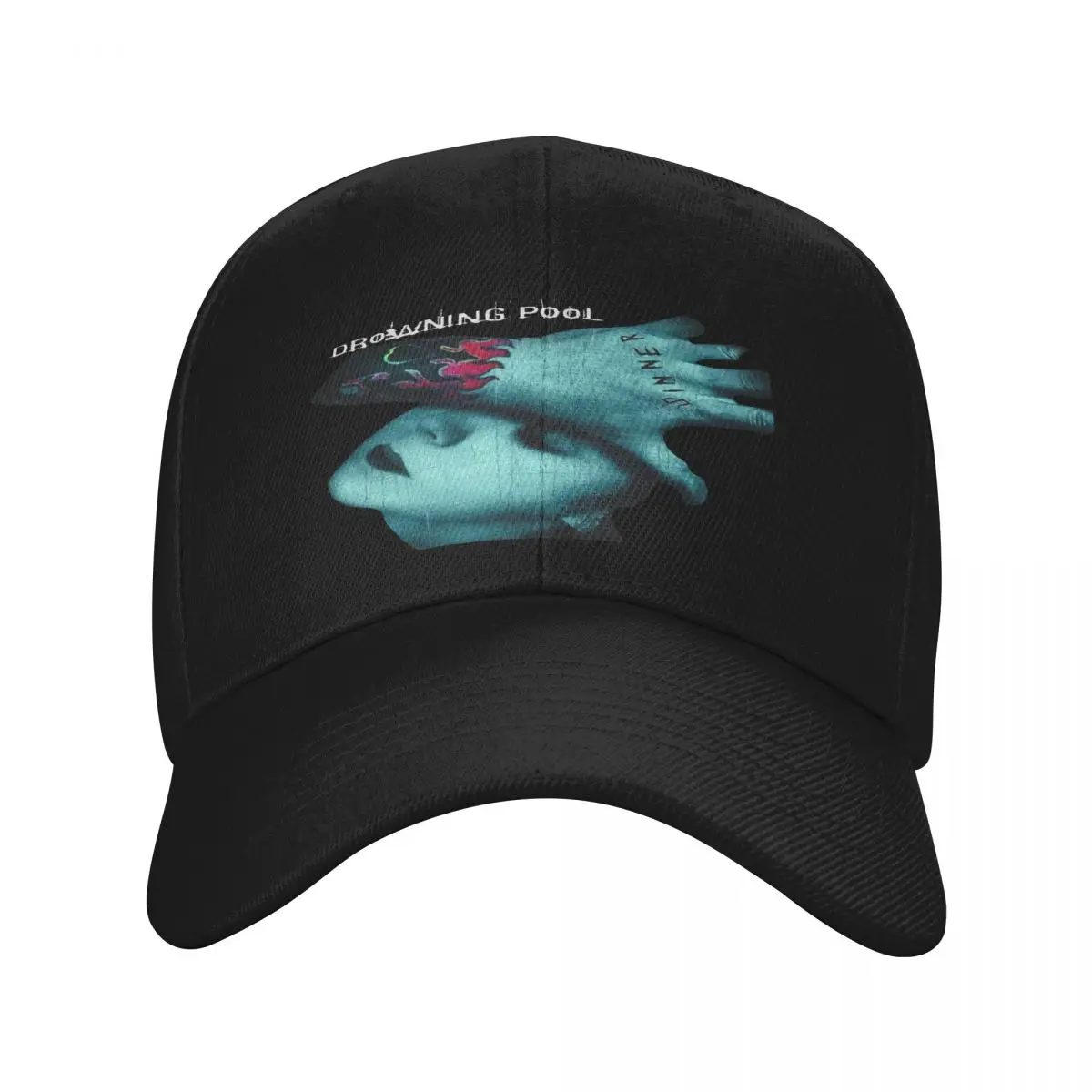 Hot Drowning Pool Sinner 1 Sun Cap Mens Cap Cap For Men Women's Baseball Cap Man Hat Baseball Cap