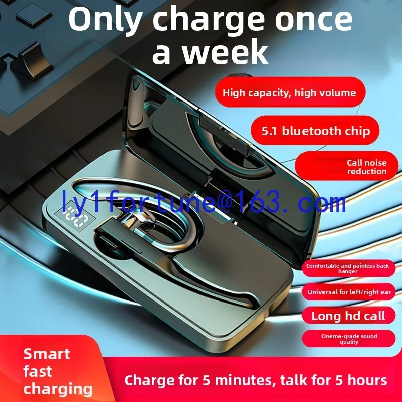 Business bluetooth headset hanging ear type