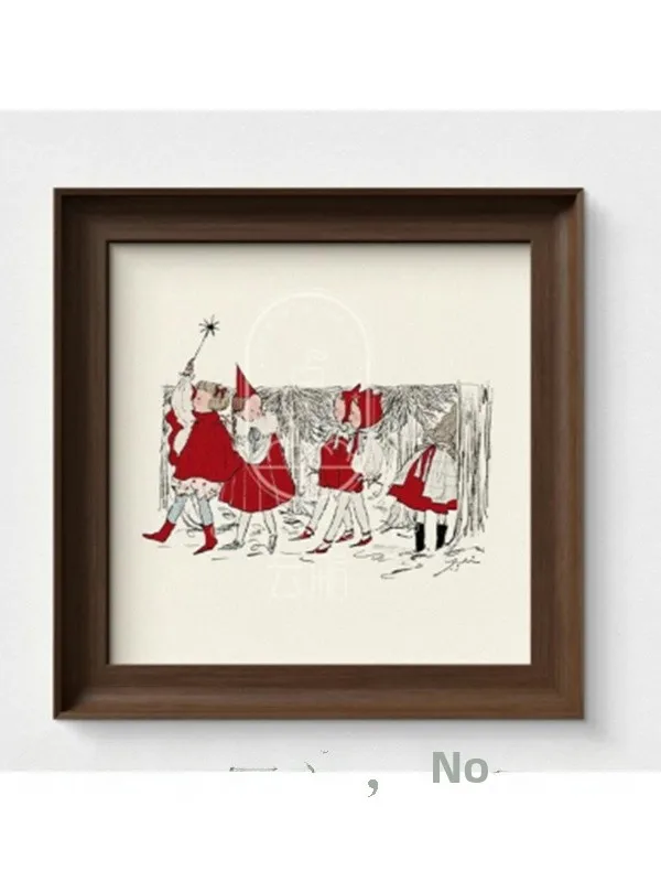 

Ретро-американский декоративный живописный принт без рамы Cisas для комнаты девочки, неукрашенное произведение искусства, современная абстрактная картина маслом на холсте