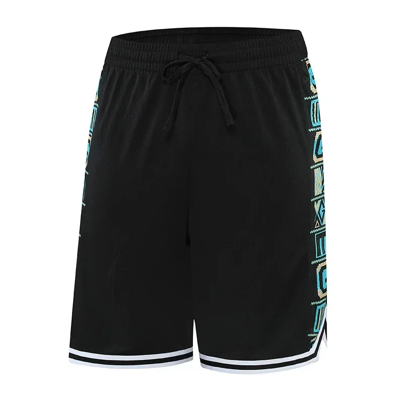 Summer American Basketball Shorts Training Five-point Ball Sports Shorts Over Knee Loose Beach Pants Running Fitness Women Men