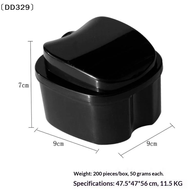 Durable Plastic Denture Case With Removable Drain Tray Multiple Color Options For Daily Oral Care Travel〔DD329〕