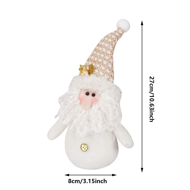 Christmas Decorations For Home Height Santa Claus Doll Children\'S Gifts Window Ornaments Navidad New Year 2025