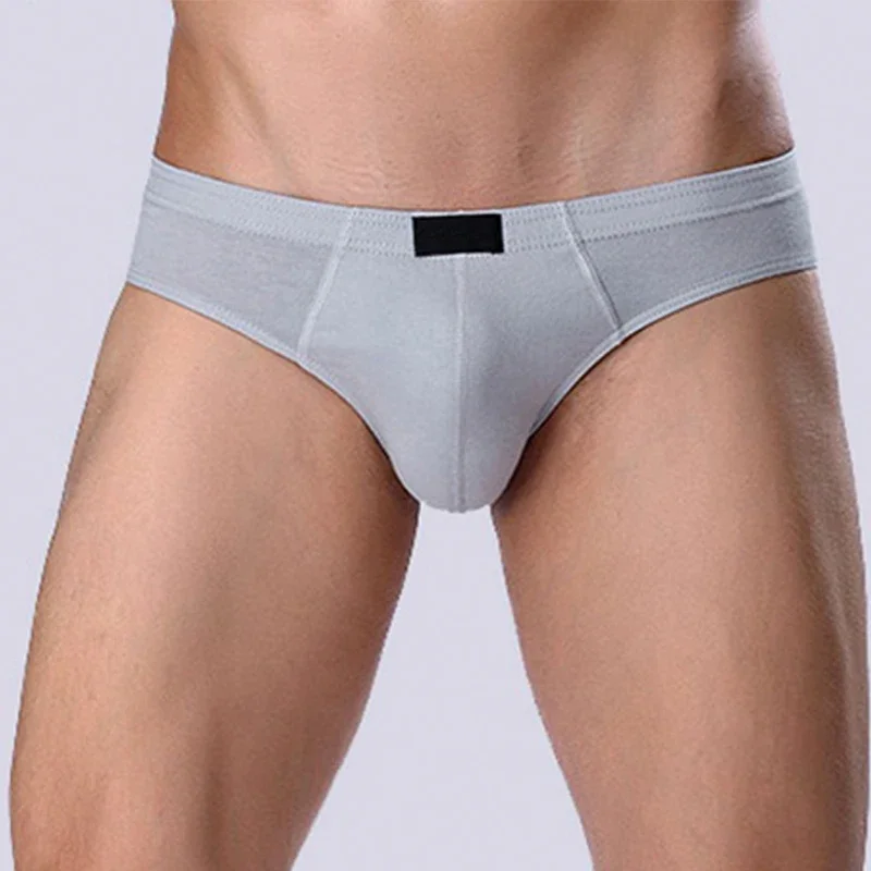 2 Pcs/Lot Men\'s 100% Cotton Briefs Comfortable Male Breathable Underwear Lingerie Panties Plue Size Xl -5xl Underpants