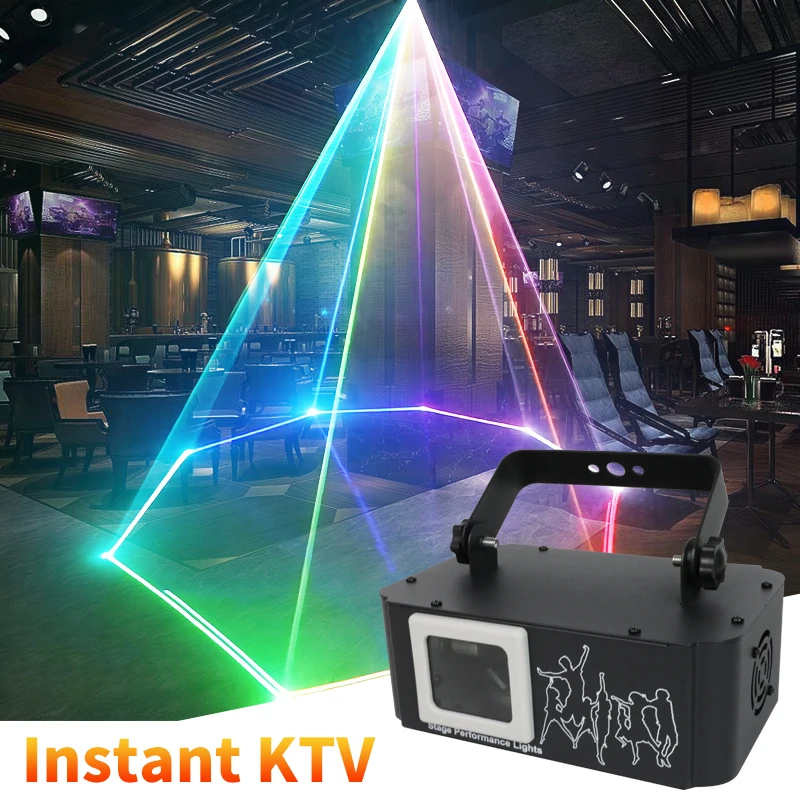 WZSTAR تصنيع سخونة صوت RGB المنشط عن بعد ديكور المنزل لعيد الميلاد نادي حفلة مرحلة الزفاف الخفيفة