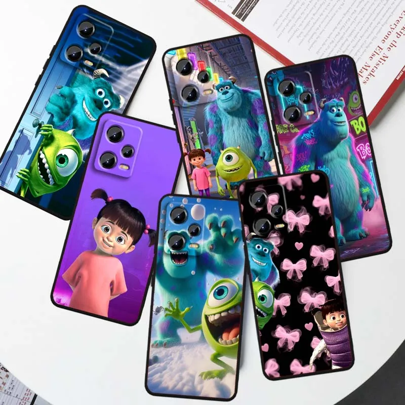 

Monster Power Company Cover For Xiaomi Redmi Note 15 14 13 12 12S 11E 11 11S Pro Plus 4G 5G Black Soft TPU