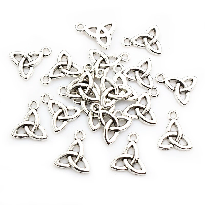 40pcs 14x12mm Antique Silver Plated Alloy Small Charms Pendant DIY Jewelry Making Accessories Findings For Necklace Bracelet