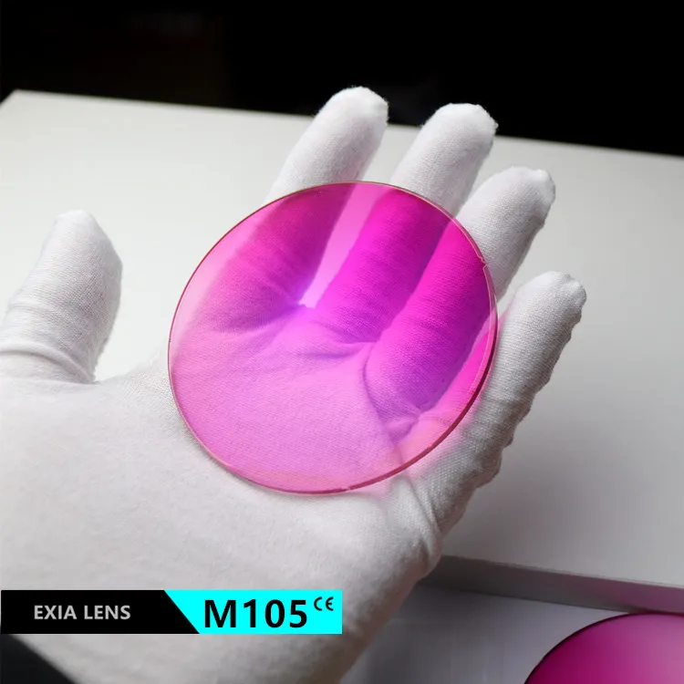 

EXIA Lens M105 Gradient Pink Sunglasses Lenses UV400 SHMC MR-8 1.61 Index Polyurethane Base Curve 3