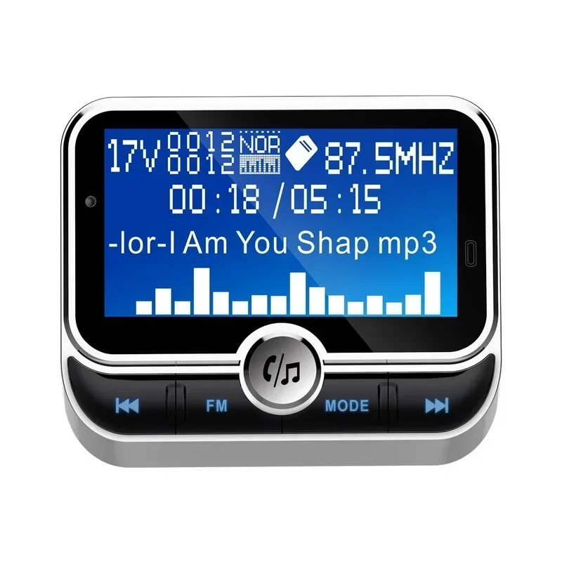 1pcs Creative Car FM Transmitter With Remote Control LCD Bluetooth MP3 Player Dual USB Car FM zender Modulator FM Transmitters