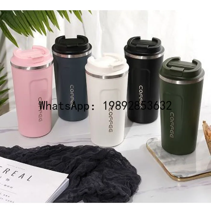 

304 stainless steel insulated tumbler - vacuum coffee mug, portable & minimalist design, car cup holder compatible