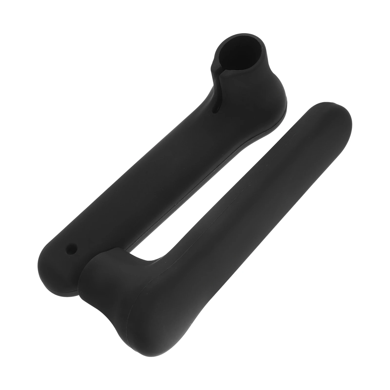 

2pcs Door Handle Cover Silicone Protector Bumper Gel Childproof Cabinet Knob Covers Black Easy Removable Washable Safety Home