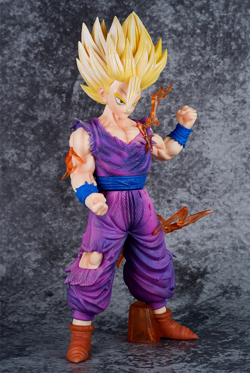 Anime Dragon Ball Z MSP Super Saiyan 2 Son Gohan Battle Damaged Ver. PVC Action Figures Statue Collectible Model Kids Toys Doll