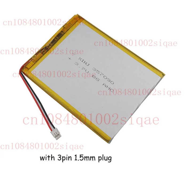 Baterai Li Isi Ulang 3.7V 3000 MAh 11.1Wh 357090 untuk Axys 4G Tablet PC GPS WYORESY