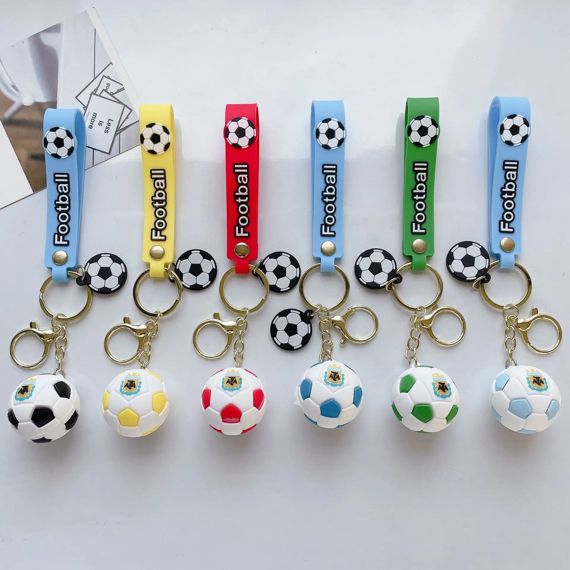 

Creative Drip Glue Team Football Bag Car Keychain Accessories Gift Wholesale Kawaii Cute Personalized Gifts Y2k Fashion Anime