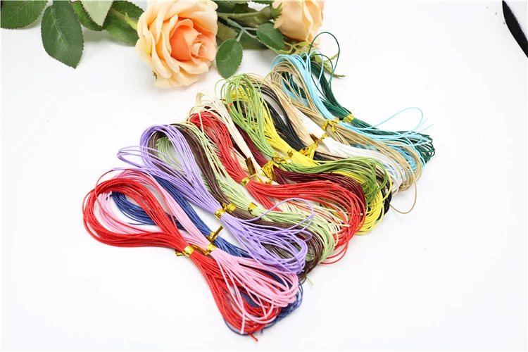 0.5mm Korea rope * 4M wax string holes jade beads wire rope Ock diy rope necklace wax cord  Jewelry Findings & Components #1093