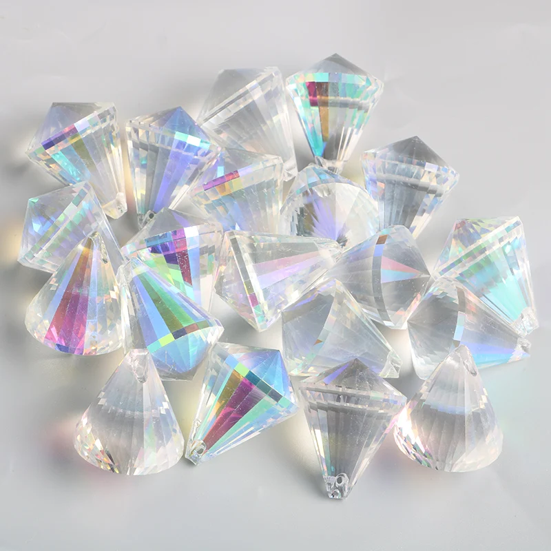 

30mm AB Crystal Ball Suncatcher Pendant Prism Lamp Lighting Parts Hanging Chandelier Parts Home Wedding Decor