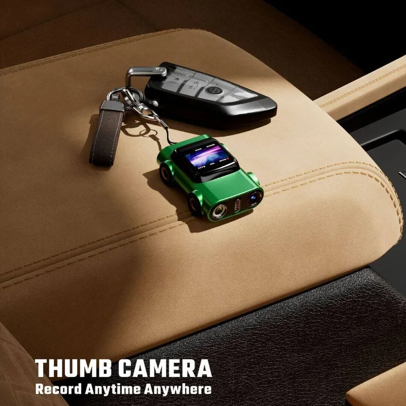 Cross-border mini car keychain sports camera