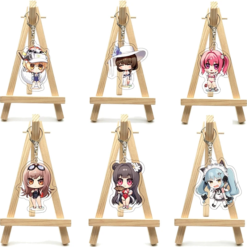 55MM Anime GODDESS OF VICTORY: NIKKE Figure Alice‌ Snow White‌ Scarlet Diesel‌ Nihilister Acrylic Keychain Cute Gifts