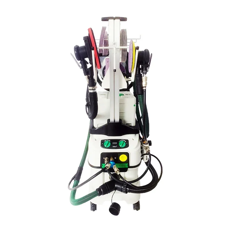 DG37AAS Pneumatic Dust Free Sander Machine Vacuum Dry Sanding Grinding Dust Extraction System