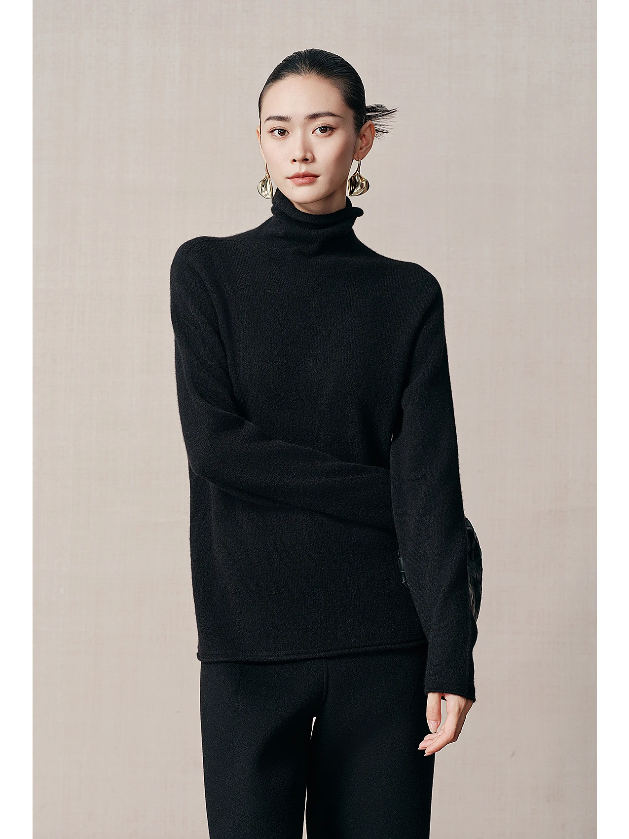 

Женская цельная кофта Xinye Ni Soft 00 Camere Sl с высоким воротником, осенне-зимняя, удобная, простой дизайн