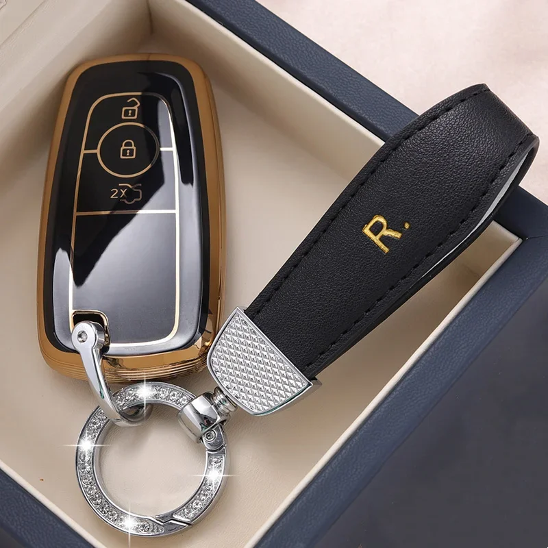 

TPU Car Remote Key Case Cover Shell Fob For Ford Fusion Mondeo Mustang Explorer Edge EcoSport Lincoln MKC MKZ MKX Protector