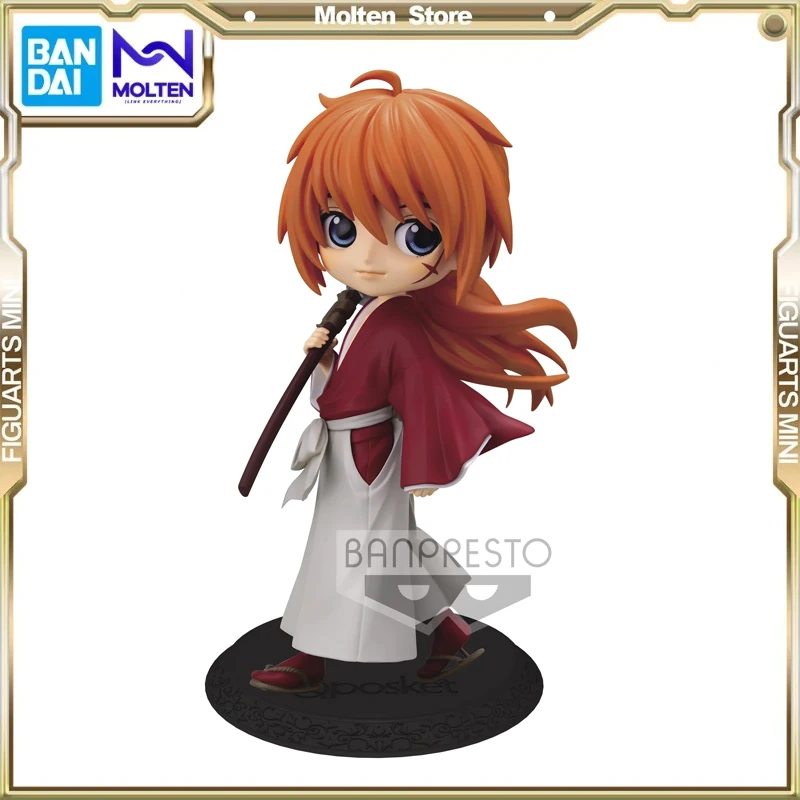 

Ruroni Kenshin HITOKIRI BATTOSAI HIMURA KENSHIN Q Posket Action Figure Anime Figures Collection Model Toy Gift for Children