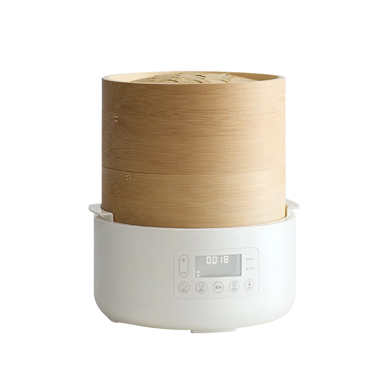 

Bamboo Steamer Electric Cooker - Multi-Function Food Steamer for Crab, Buns & Breakfast