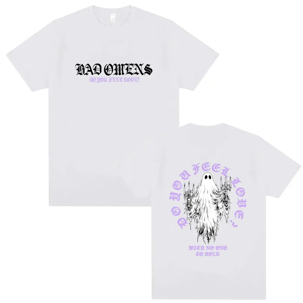 

Bad Omens Do You Feel Love Tour 2026 T-shirt Summer Men Women High Quality Soft Cotton Tshirt Men's Retro Rock Gothic Streetwear