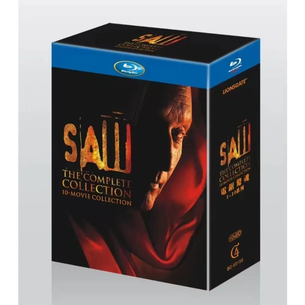 Brand New BD Blu-ray High Definition Saw 1–10 Collection 10 Discs English Audio Chinese Subtitles