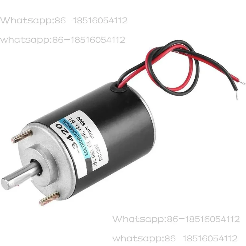 XD-3420 12V 3500RPM Permanent Magnet DC Motor,24V 7000 RPM High Speed Motor,30W Miniature Motor,DC Speed Regulating Motor