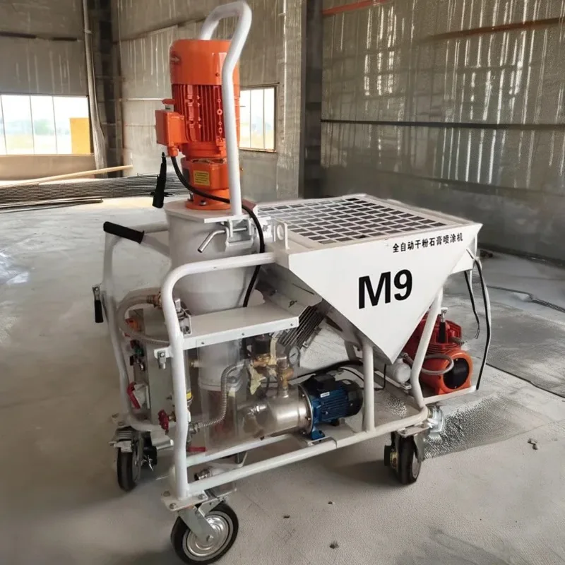 Full automatic  gypsum spraying machine M6/M9 high quality wall plaster machine/plaster spray machine