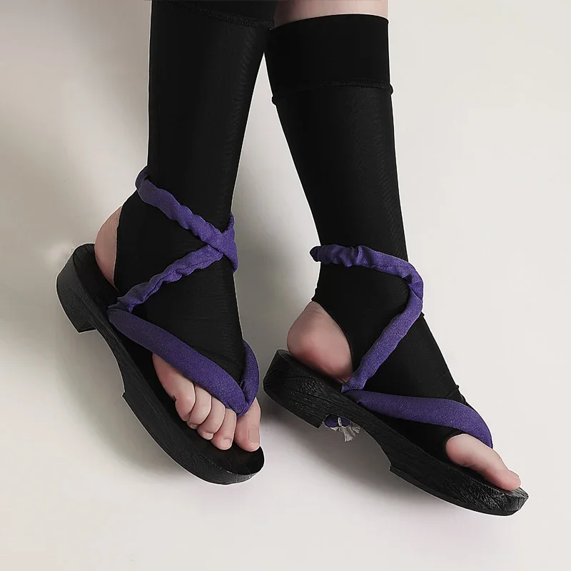 Genshin Impact Wanderer Balladeer Cosplay zapatos Scaramouche zuecos Unisex adultos Halloween carnaval disfraz Prop, nuevo, 2024