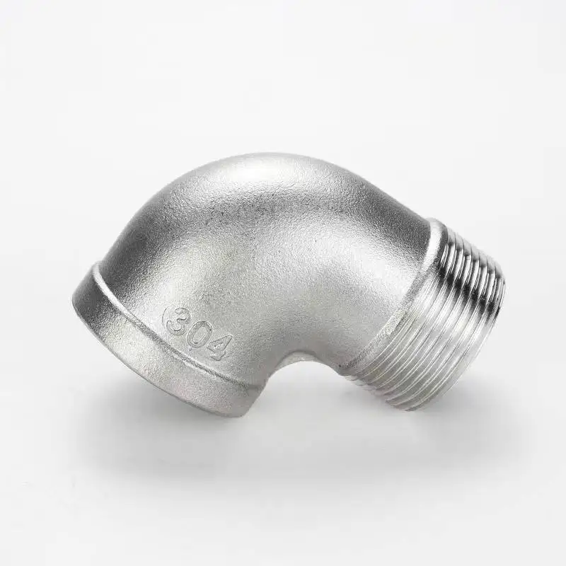 304/316L stainless steel internal and external thread elbow 90 degree internal thread to external thread elbow