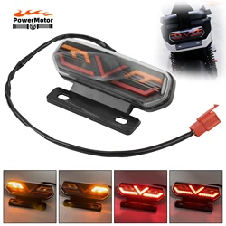Motorcross Rear Lights LED Motorcycle Brake Light Tail Light Motorbike Stop Turn TailLight Dirt Pit Bike ATV Parts 12V