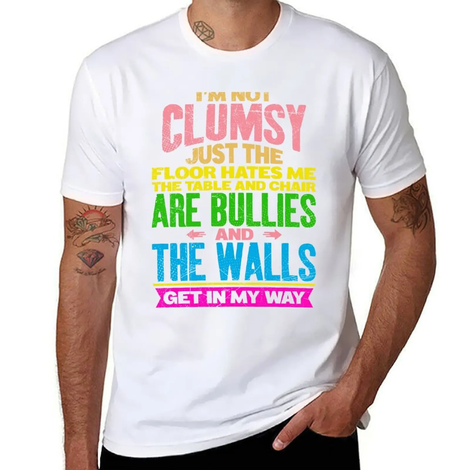 

I'm not Clumsy Funny Sarcastic Quotes Gift T-Shirt t shirt custom print man t shirts graphic T-Shirt