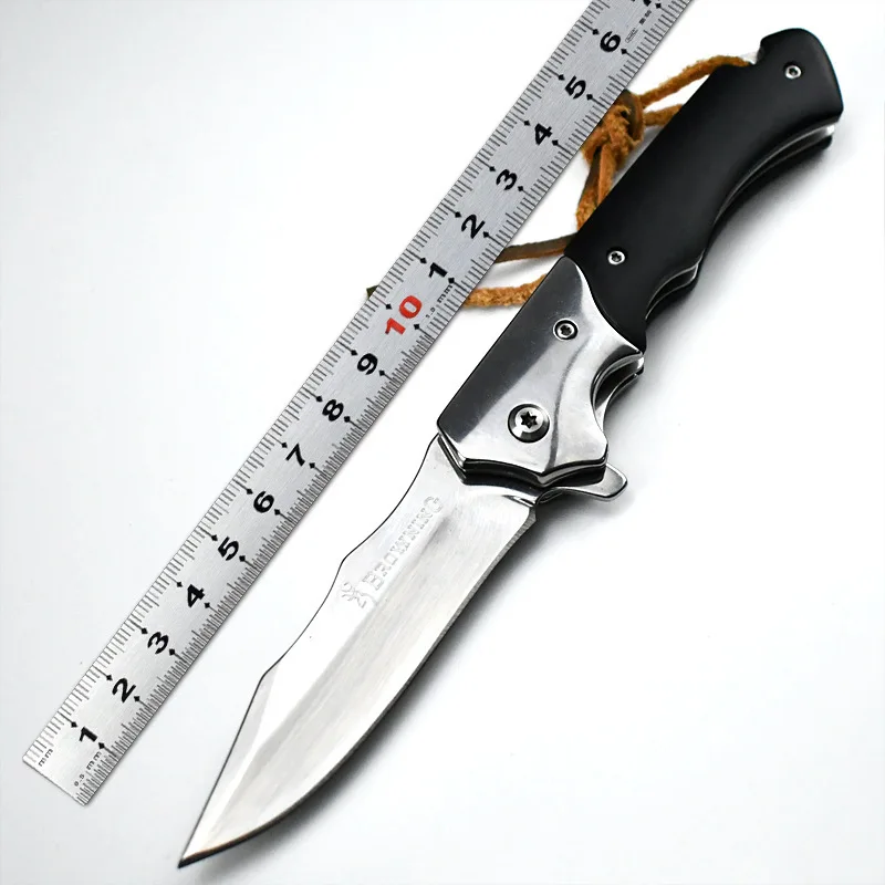 High-quality bearing quick-opening outer folding knife field survival tactics portable camping portable knife sharp