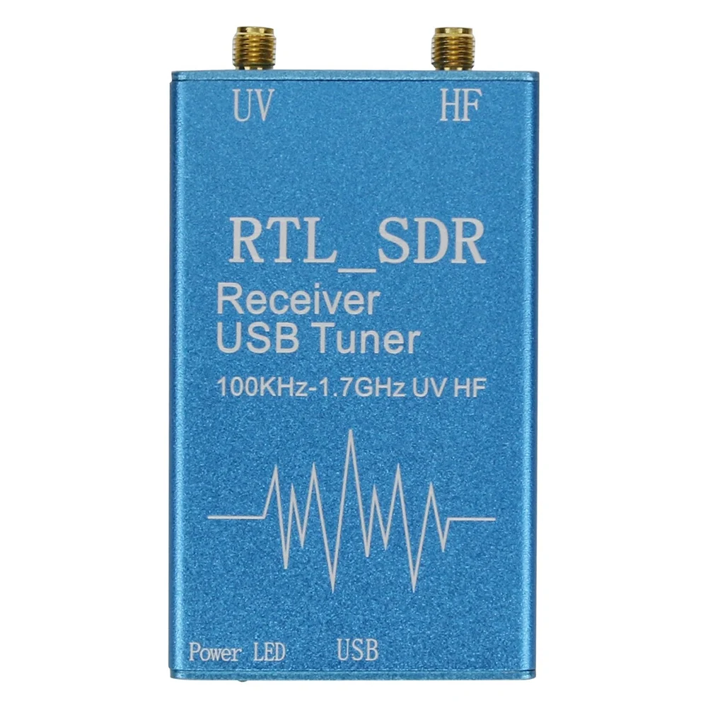 

820T/820T2 for RTL SDR Receiver USB Tuner 100KHz-1.7GHz UV HF RTL2832U + R820T2 for Radio Communications